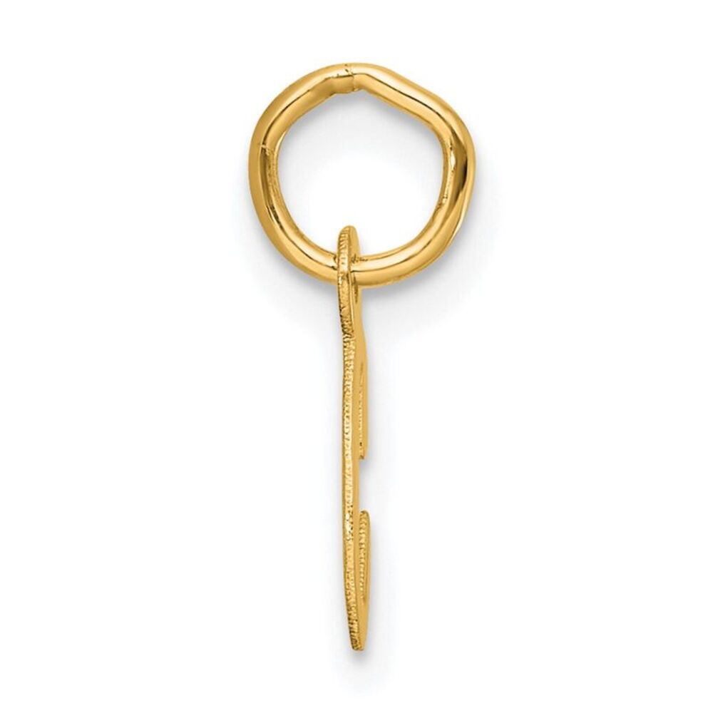 Kazi Luxury 14k Yellow Gold Small Script Letter C… - image 2